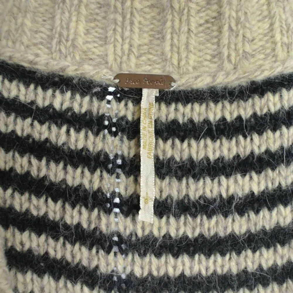 Free People Multicolor Striped Knit Cardigan